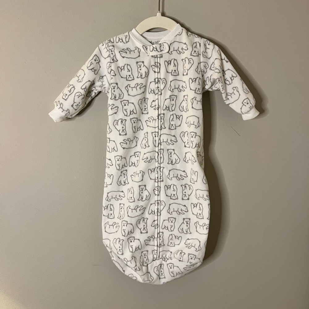 Carters Polar Bear Print Kids Pajama Sleep Sack